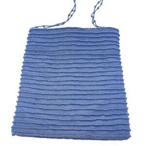 GAP Vintage Womens Black Beaded Mini Shoulder Bag With Snap Closure